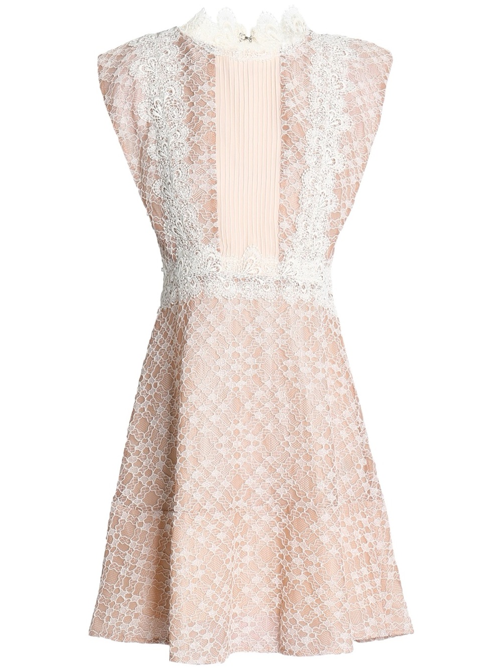 Sandro Lace Overlay Blush Pink Cocktail Dress